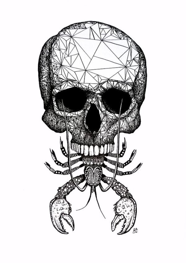 Triangles - Lobster Skull