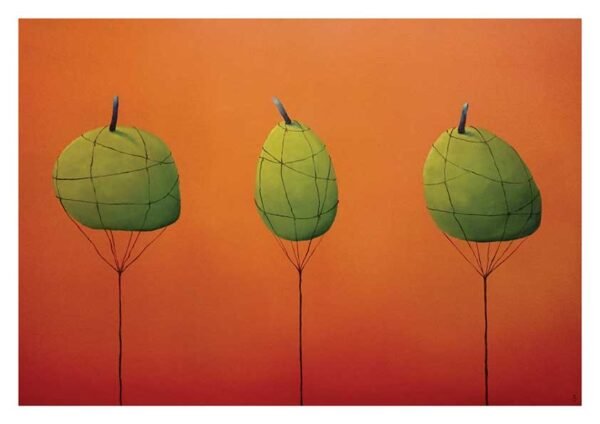 Floating Apple Trees - A3 Print