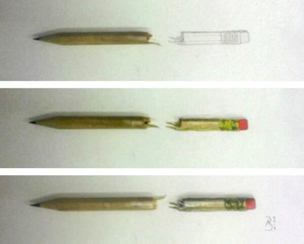 Torn and Drawn - Pencil